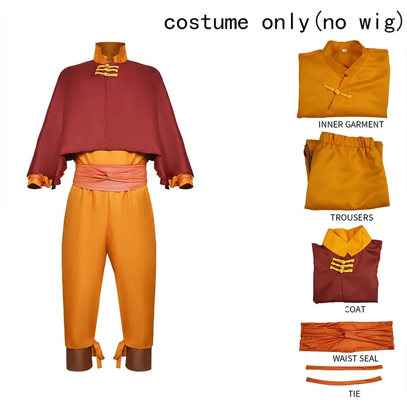 Avatar The Last Airbender Aang Cosplay Costume