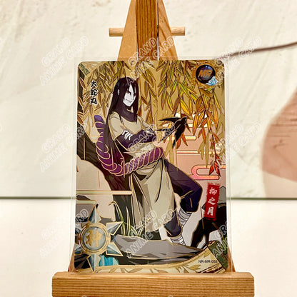 Kayou Genuine Anime Naruto Card MR Full Series No.038-072 Gaara Naruto Uzumaki Kimimaro Jiraiya Tsunade Collection Card Toy Gift