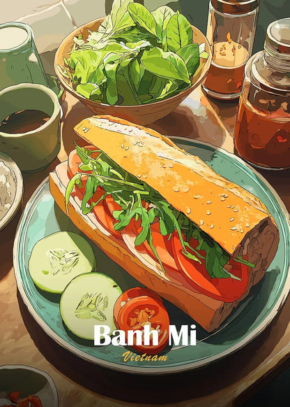 Anime Food Art Poster