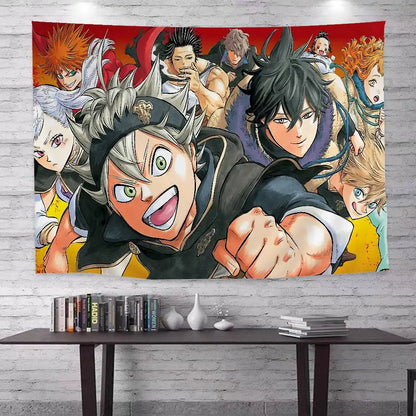 Black Clover Bohemian Tapestry