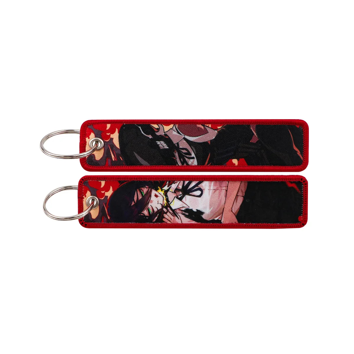 Anime Character Embroidery Keychain