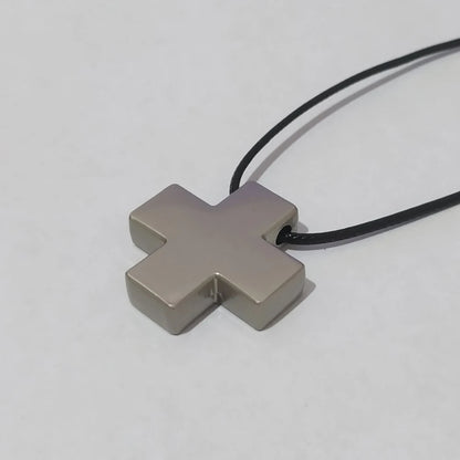 Anime EVA Alloy Cross Rope Chain Necklace & Pendant