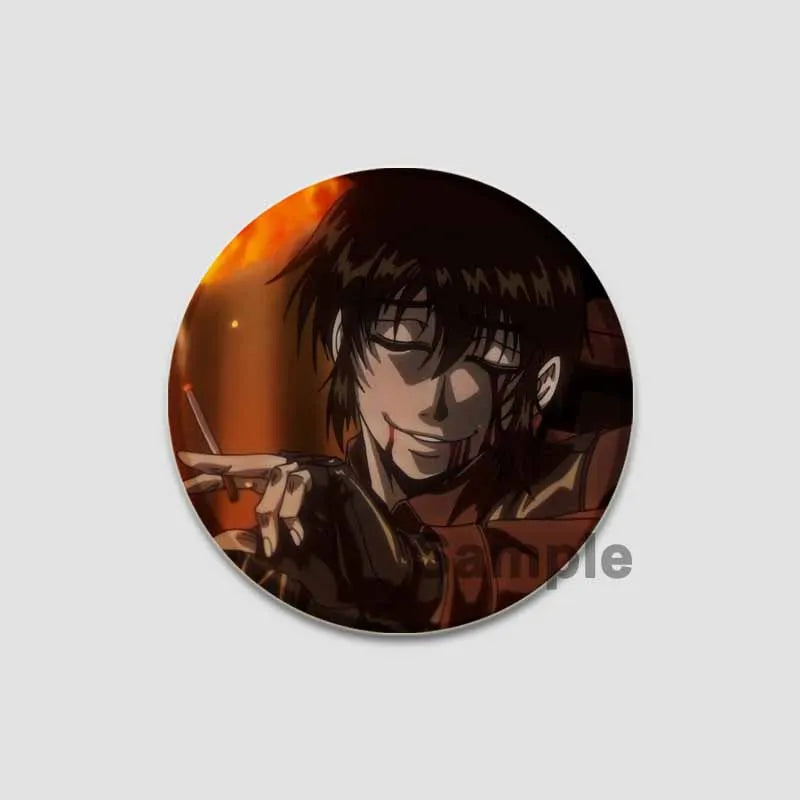 Hellsing Ultimate Alucard Pin Button