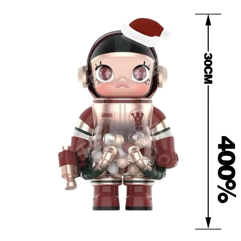 POP MART Giant Space Molly 400% Series Limited Edition Anime Action Figure Decorative Ornament Collectible Christma Gift