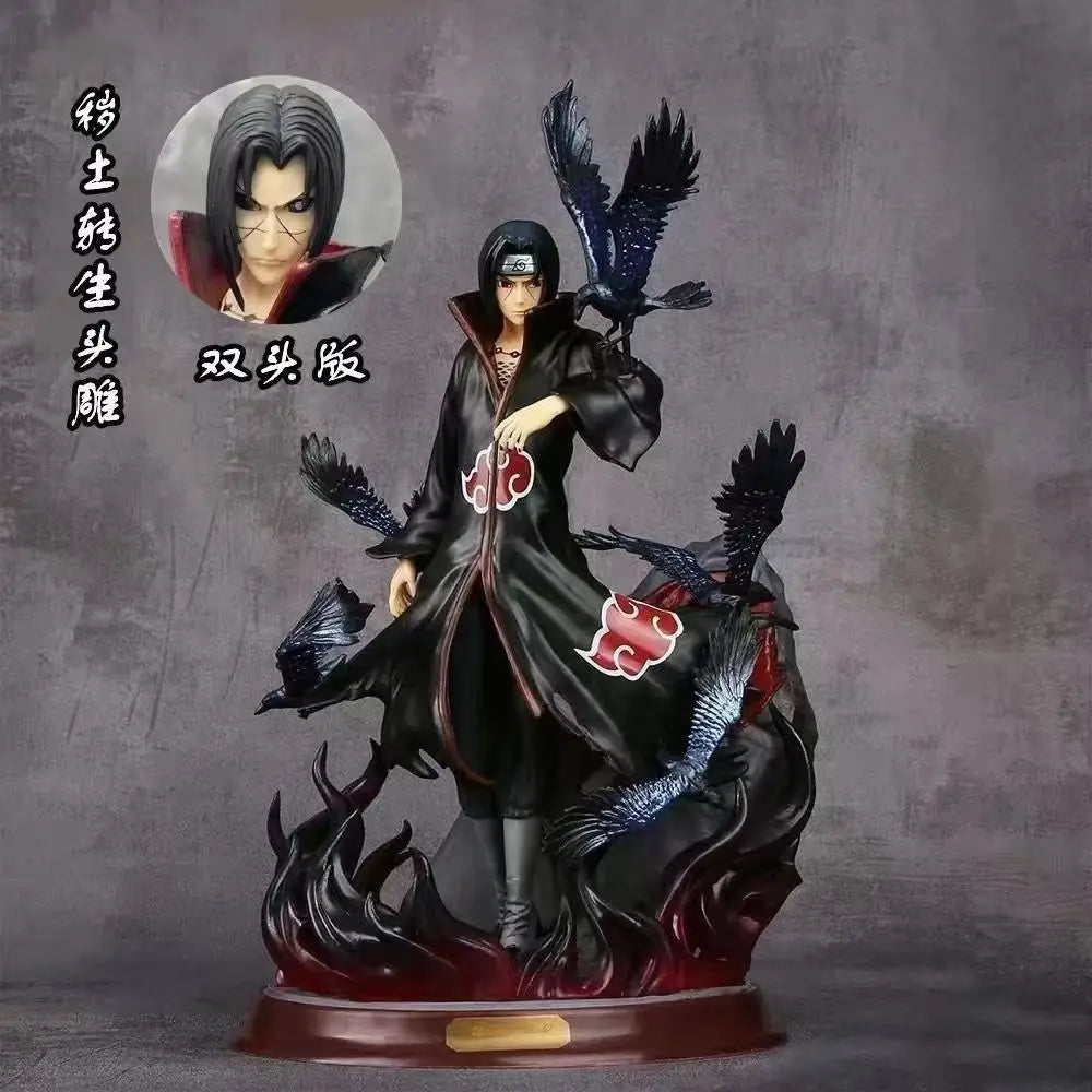 HOT NEW  Popular Naruto Anime Model Uchiha Itachi Statue Toy Home Decor Ornament for Boyfriend Gift