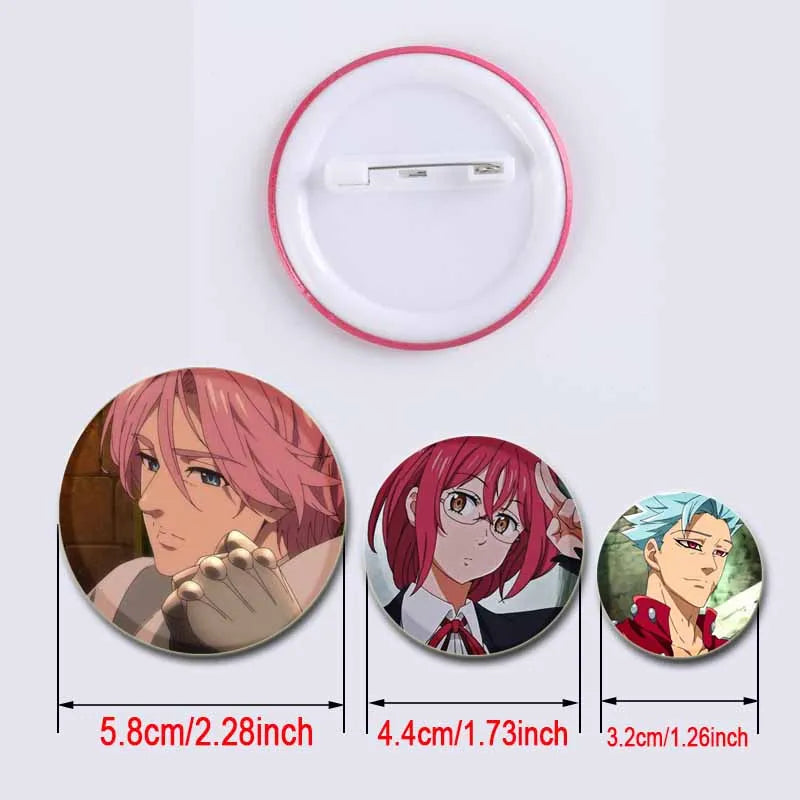 The Seven Deadly Sins Badge Brooch