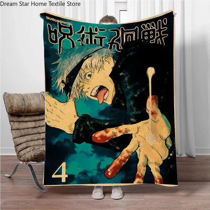 Jujutsu Kaisen Flannel Blanket