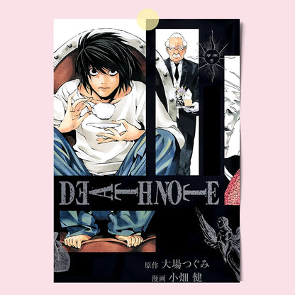 Death Note Light Yagami Canvas Poster