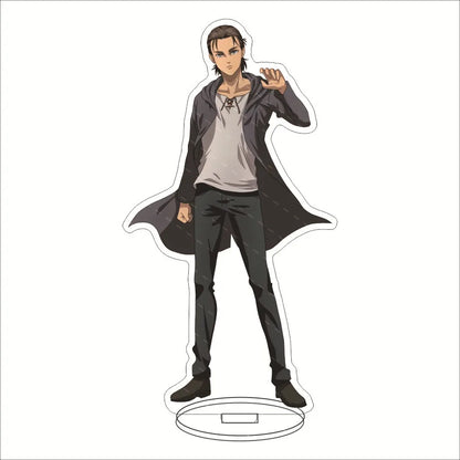 16CM Anime Acrylic Stand‌ Attack on Titan Eren Jaeger Mikasa Ackerman Armin Arlert Connie Springer Cos Figure Ornaments Gifts