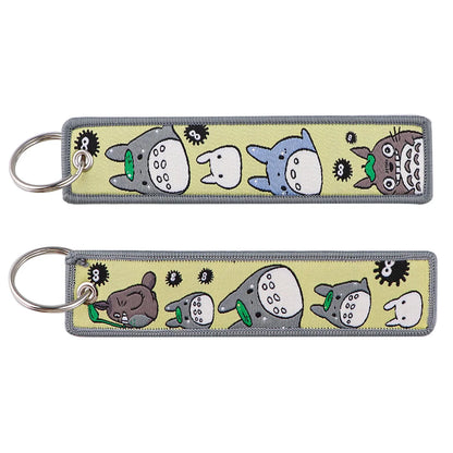 Anime Movie White Dragon Keychain