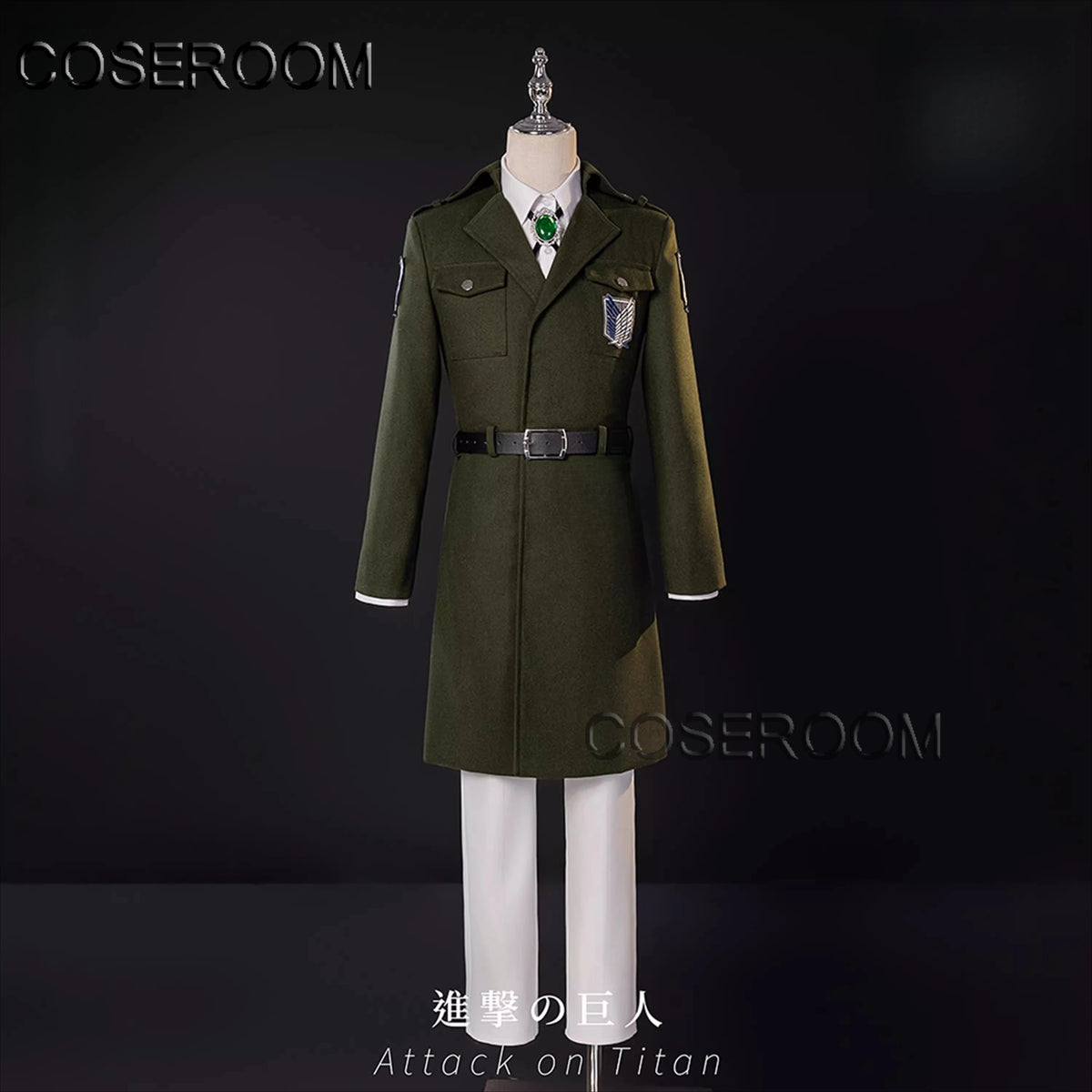 COSEROOM-R Attack on Titan Shingeki no Kyojin Survey Corps Team Cosplay Costume Halloween Party Role Play Outfit