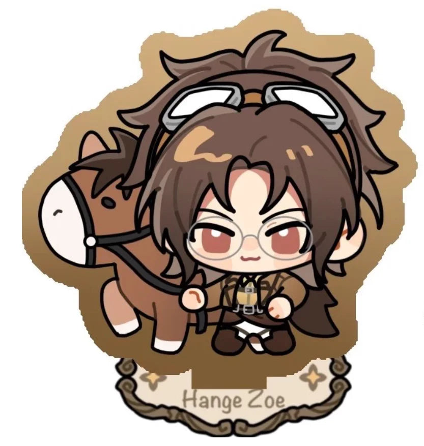 Anime Shingeki No Kyojin Hange Zoe Attack on Titan Ataque A Los Titanes Cosplay Acrylic Standing Sign Keyring Keychain Xmas Gift