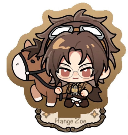 Anime Shingeki No Kyojin Hange Zoe Attack on Titan Ataque A Los Titanes Cosplay Acrylic Standing Sign Keyring Keychain Xmas Gift