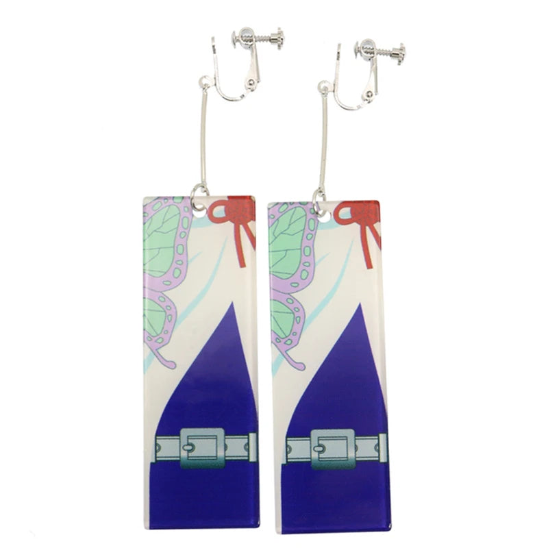Demon Slayer Tanjiro Hanafuda Earrings