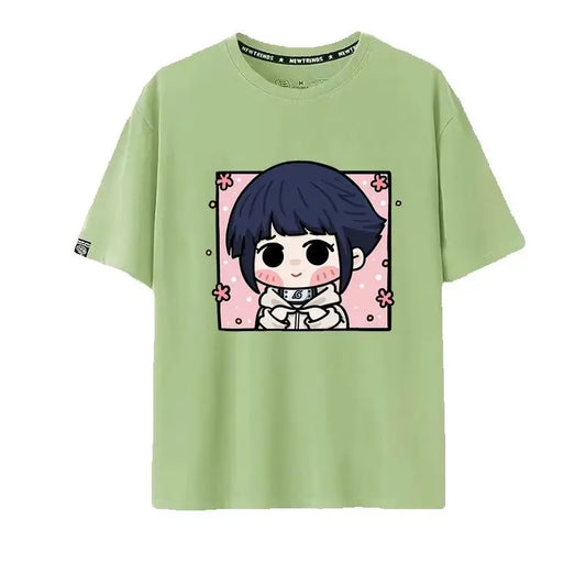 Naruto Q-version Uzumaki Naruto Obito Uchiha Sasuke Cartoon Character Children's Short Sleeved Loose Trendy Parent-child T-shirt