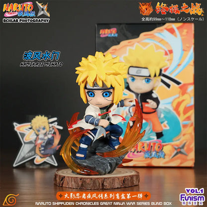 In Stock Genuine FUNISM Naruto Shippuden The Ultimate Battle Series Blind Box Naruto Sasuke Trendy Toy Figurine Gift