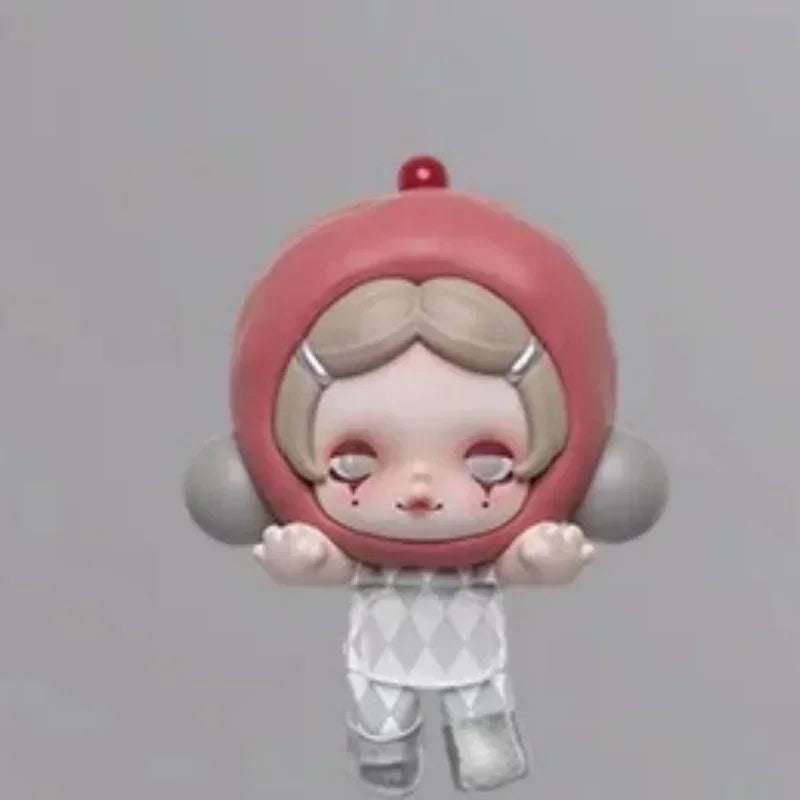 POP MART POP ATTACH SKULLPANDA Off Mode Series Mini Doll Mystery Box Genuine Blind Box Guess Toys Bag Ornament Figurines Home