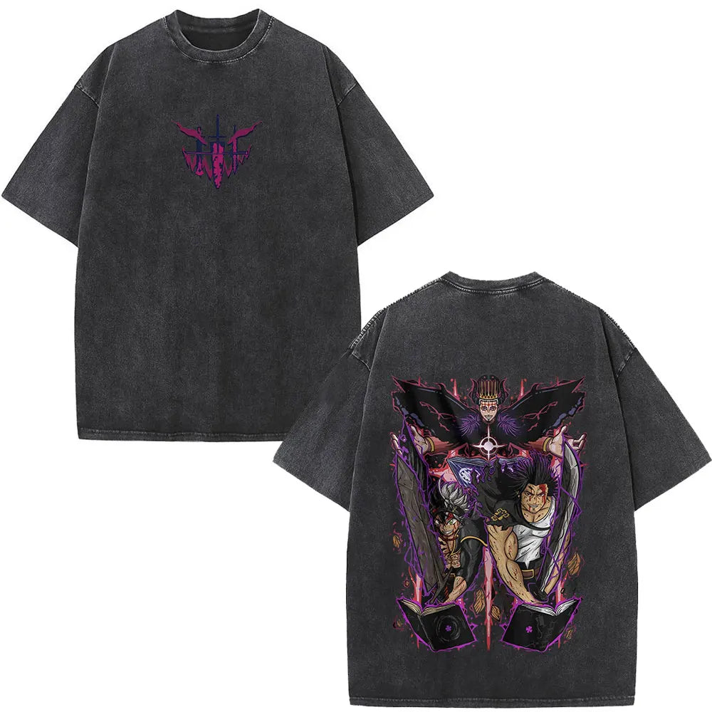 Black Clover Yami Sukehiro Washed T Shirt