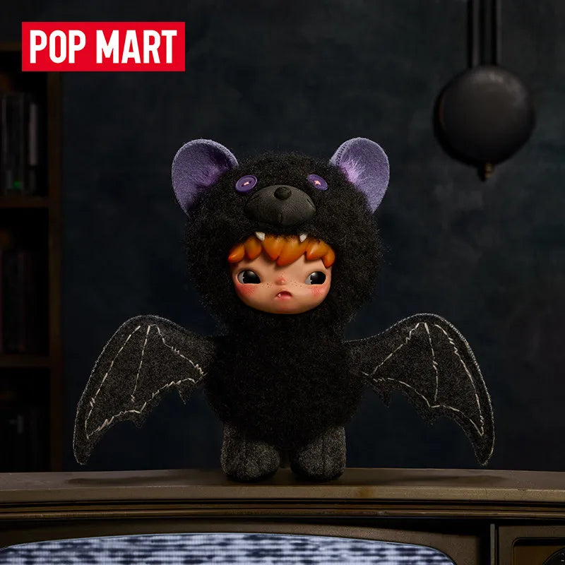 POP MART Hirono After Dark Series Plush Doll Pendant Blind Box Toys Guess Bag Mystery Box Doll Cute Anime Figure Ornament Gift