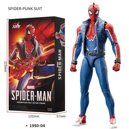 ZD Toys Iron Man Series Joint Movable MK1 MK2 MK3 MK4 MK5 MK6 MK7 MK42 MK43 MK50 Movie Action Figure 7 Inches Mark Dolls