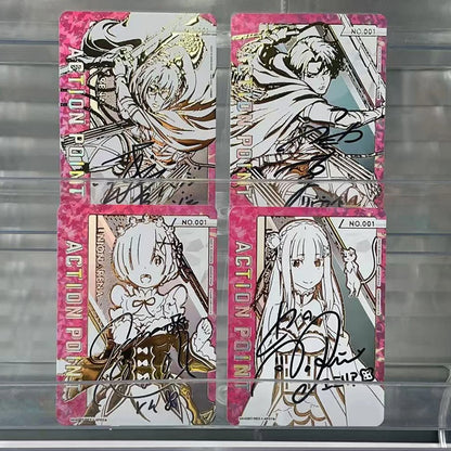 Union Arena Attack On Titan Anime Collection Card Levi Ackerman Hange Zoe Signature Card Textured Refractive Flash Card Kid Gift