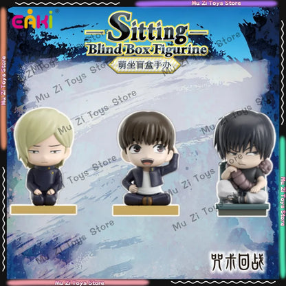 Genuine EAKI Jujutsu Kaisen Figurine Blind Box PVC Anime Action Figure Gojo Satoru Geto Suguru Fushiguro Toji Toy Gift