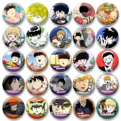 Mob Psycho 100 Character Lapel Pin