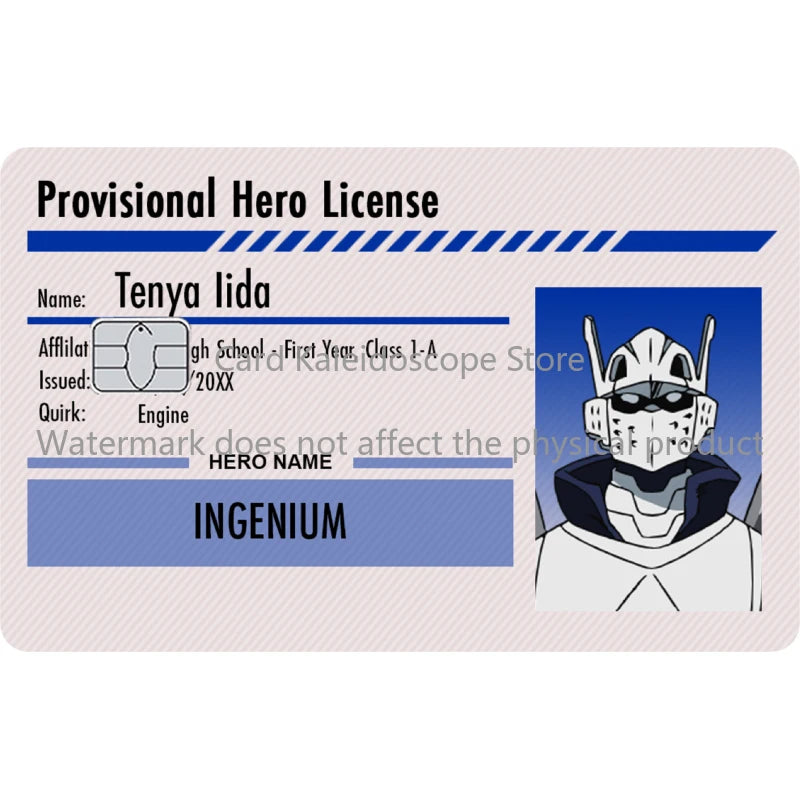 My Hero Academia Student ID Card Sticker