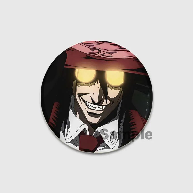 Hellsing Ultimate Tinplate Brooch