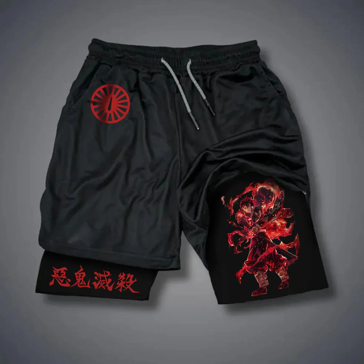 Demon Slayer Tanjiro Gym Shorts
