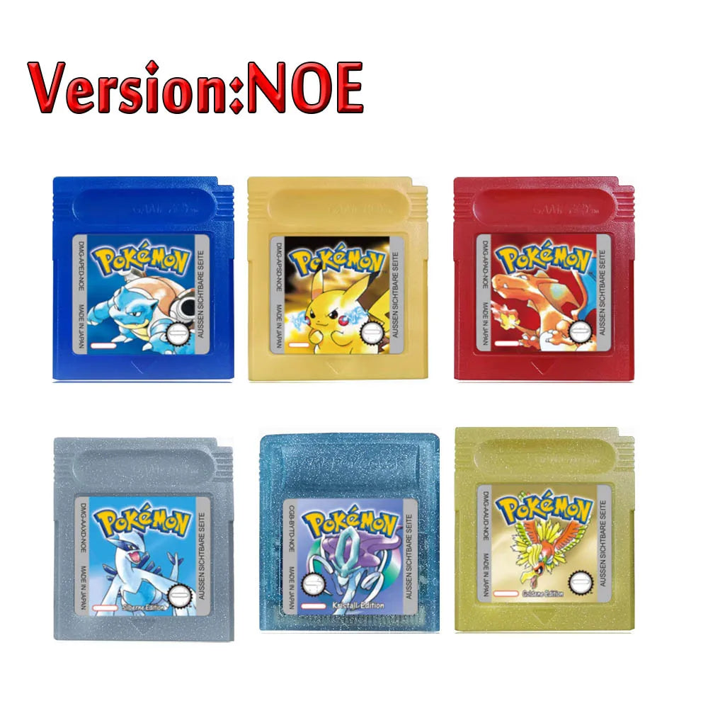 Pokemon Game Cartridge Set