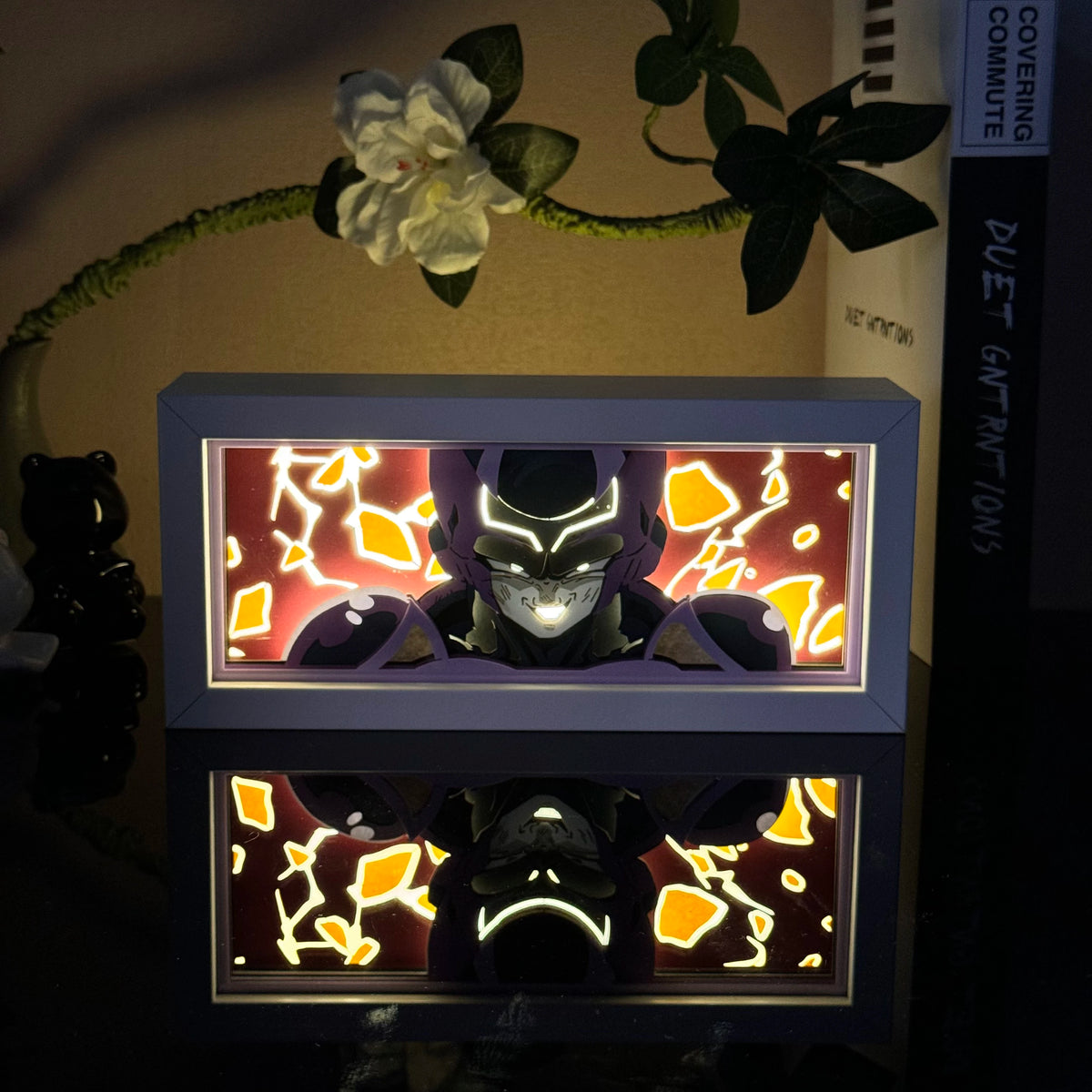 Anime Paper Carved LED Lamp