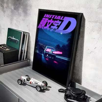 Initial D Car Wall Art