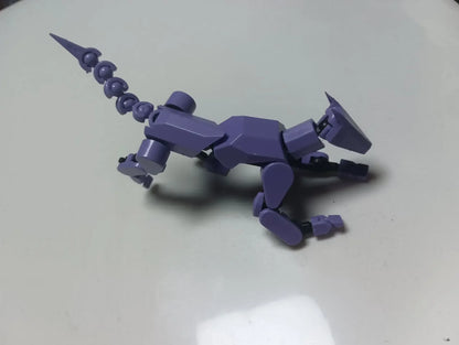 3D Printed Multi-Jointed Movable Shapeshift Robot Action Figure with Full Articulation for Stop Motion Animation 5 Action Figure