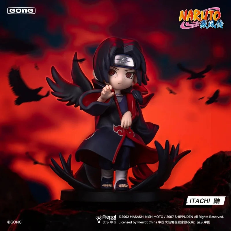 Original POP MART GONG Naruto Shippuden Akatsuki Arc Series Blind Box Trendy Toys Mystery Box Guess Action Figure Birthday Gifts