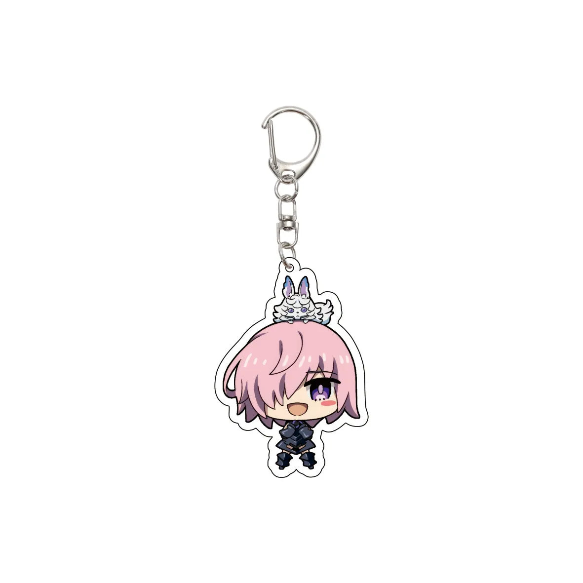55MM Anime Fate/Grand Order Keychain Fujimaru Ritsuka Mash Kyrielight Astolfo Key Chain Acrylic Model Plate Christmas Gifts