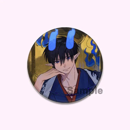 Blue Exorcist Okumura Rin Brooch Pins