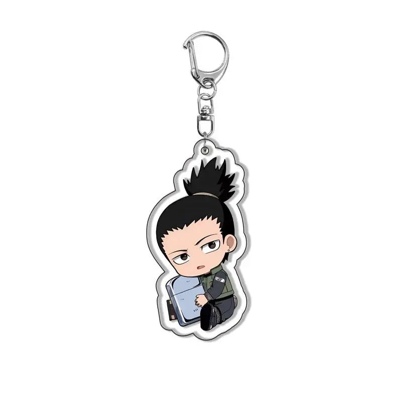 Naruto Shippuden Anime Acrylic Backpack Keychain Pendant Cosplay Accessory Uzumaki Naruto Figure Collectible Gift for Fans