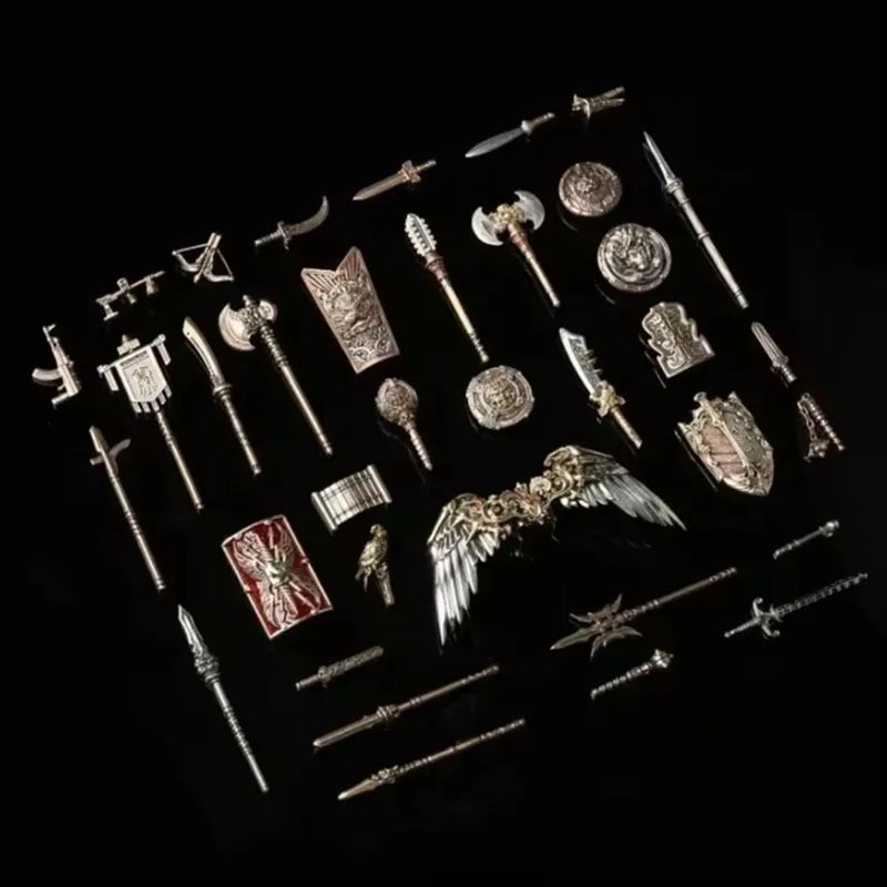 Original Logo 2026 New Big Player Series Long Shield Ancient Shield Model Ornament Desktop Decoration Creative Gift and Action
