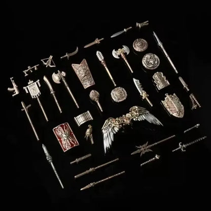 Original Logo 2026 New Big Player Series Long Shield Ancient Shield Model Ornament Desktop Decoration Creative Gift and Action