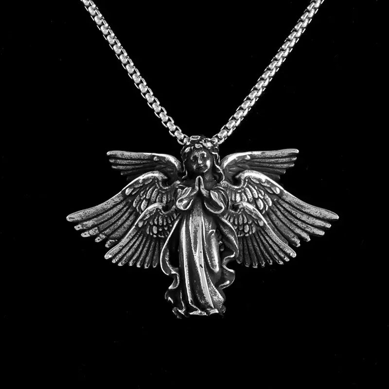 Anime Mecha Girl Pendant Necklace
