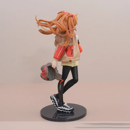 23CM EVA Anime Figure Asuka Langley Soryu Tide Brand Costume
