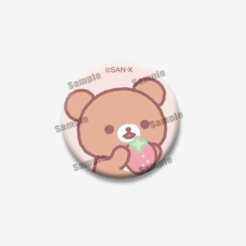 Rilakkuma Bear Badge Pin