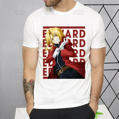 Fullmetal Alchemist Alphonse Elric T-Shirt – Harajuku Short Sleeve