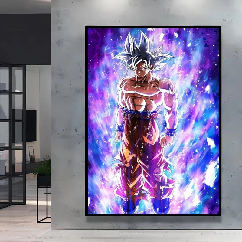 Classic Anime Canvas Printing Posters Dragon Ball Goku Vegeta HD Prints kids Gifts Aesthetic Poster Room wall Decor Pictures
