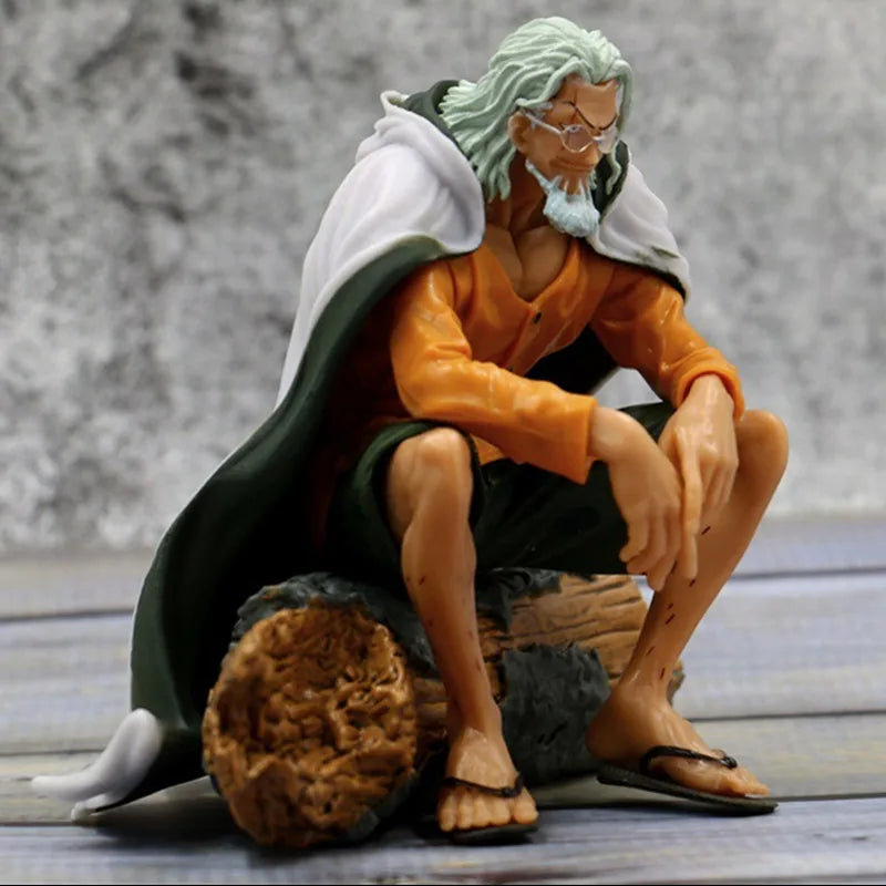 @2026.One Piece Anime Creator x Silvers Rayleigh Action Figure, Luffy's Mentor Rayleigh Collectible Doll Toy, Kids Birthday Gift