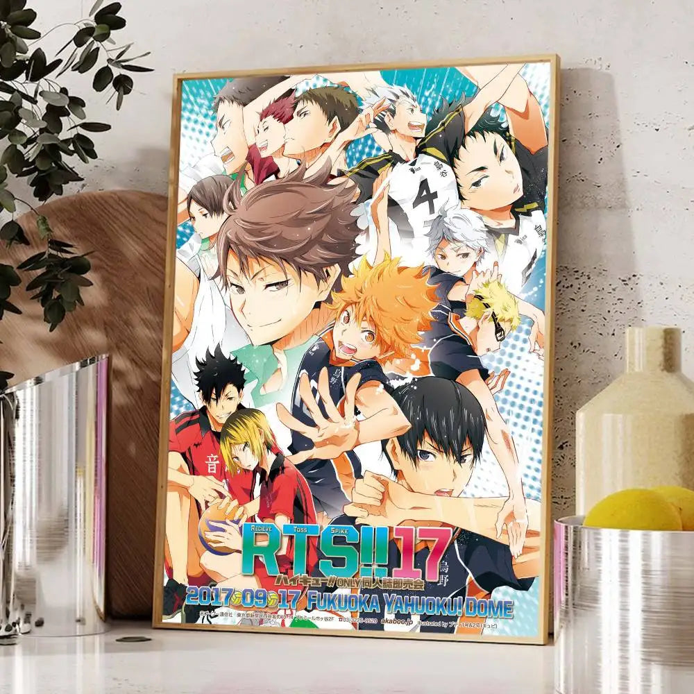 Haikyuu Poster Wall Sticker