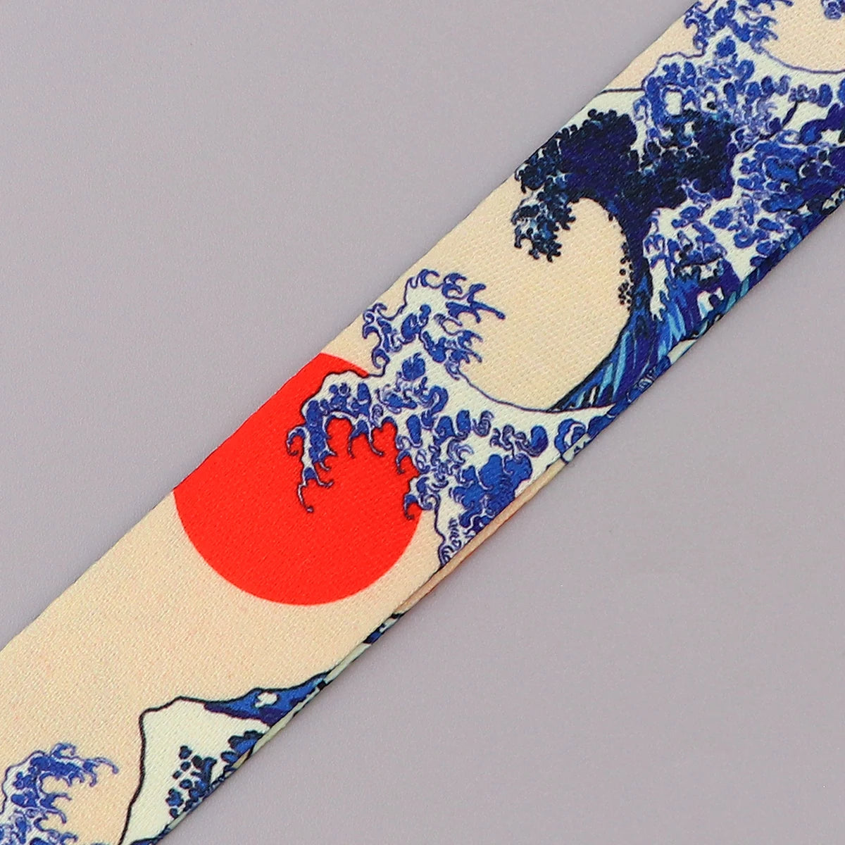 Japanese Waves Lanyard Strap