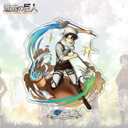 Attack on Titan Acrylic Stand Anime Large Stand Cartoon Cute Character Figure Display Stand Anime Merchandise Collectible Gift