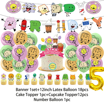 Battle For Dreaming Island Birthday Backdrop Set